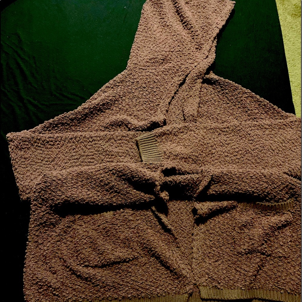 Purple fuzzy sweater